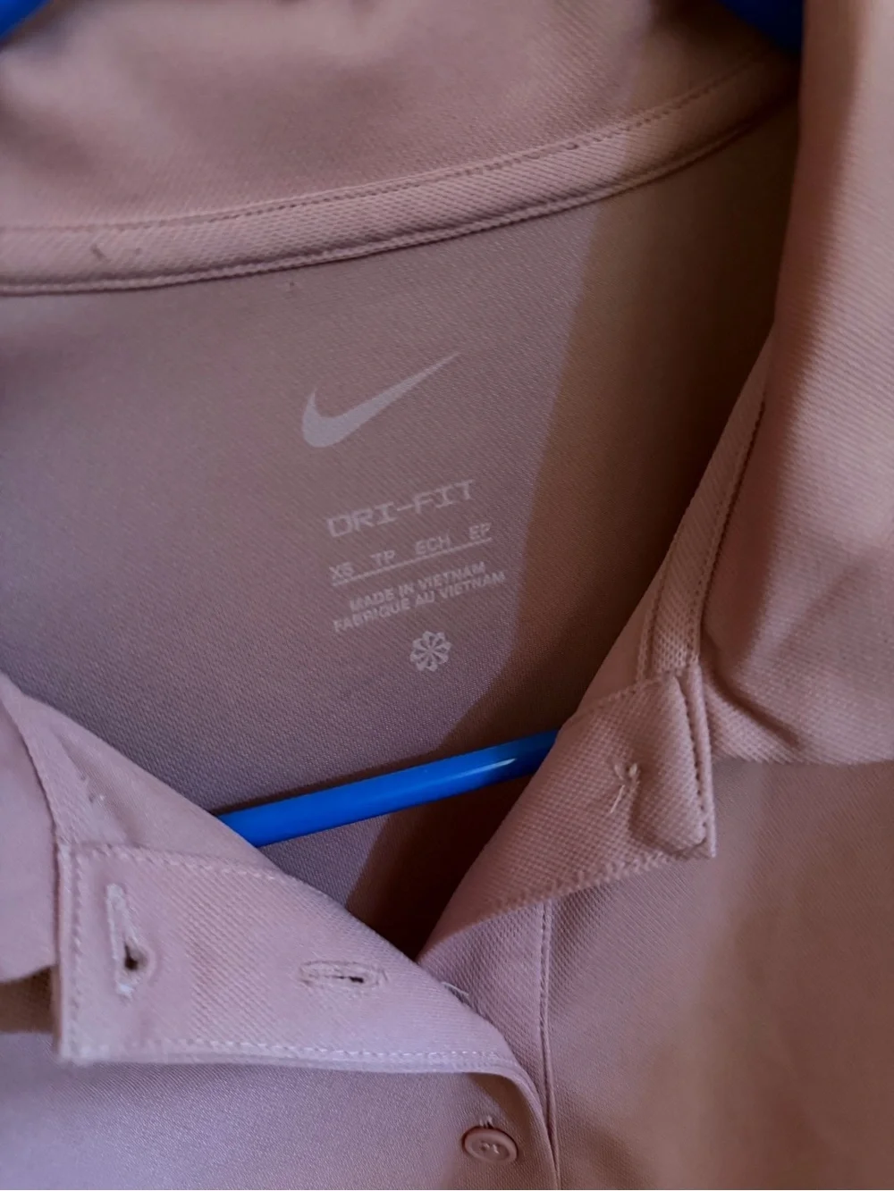 Nike Women’s Rose Pink Short-Sleeve Polo Shirt
